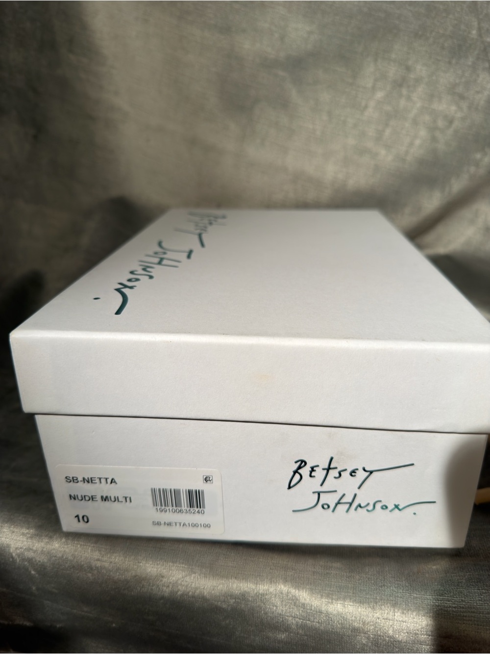 Betsey Johnson Netta Heeled Pump in Nude Multicolor Women's Shoe w/sequins. 10 - Picture 8 of 8